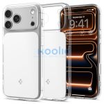 Spigen Ultra Hybrid T MagFit Apple iPhone 17 Pro Max tok, MagSafe, Glossy White, fehér