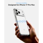 Spigen Ultra Hybrid T MagFit Apple iPhone 17 Pro Max tok, MagSafe, Glossy White, fehér