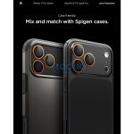 Spigen Glas.tR EZ Fit Optik Pro Apple iPhone 17 Pro / 17 Pro Max / 16 Pro / 16 Pro Max / 15 Pro / 15 Pro Max / 14 Pro / 14 Pro Max, Tempered kameralencse-védő fólia felhelyező kerettel, narancs (2db)