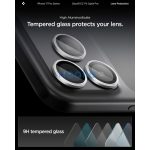 Spigen Glas.tR EZ Fit Optik Pro Apple iPhone 17 Pro / 17 Pro Max / 16 Pro / 16 Pro Max / 15 Pro / 15 Pro Max / 14 Pro / 14 Pro Max, Tempered kameralencse-védő fólia felhelyező kerettel, ezüst (2db)