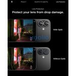 Spigen Glas.tR EZ Fit Optik Pro Apple iPhone 17 / 16 Plus / 16, Tempered kameralencse-védő fólia felhelyező kerettel, ezüst (2db)