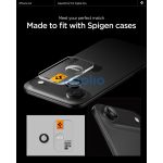 Spigen Glas.tR EZ Fit Optik Pro Apple iPhone Air (2025) Tempered kameralencse-védő fólia felhelyező kerettel, fekete (2db)