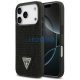 Guess Rhinestone Triangle Apple iPhone 17 Pro hátlap tok, fekete