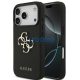 Guess Grained Big 4G & Classic Logo Apple iPhone 17 Pro Max hátlap tok, fekete