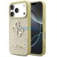 Guess Fixed Glitter Big 4G Apple iPhone 17 Pro hátlap tok, csillámos, arany