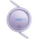 Baseus Free2Draw Mini USB-C töltő-és adatkábel, kihúzható, automata behúzó funkcióval, 100W, 1m, lila
