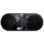 Baseus 2in1 vezeték nélküli töltő, digitális LED kijelzővel, Qi, USB-C-USB-A kábellel, 20W