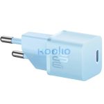 Baseus GaN5 Mini USB-C hálózati gyorstöltő adapter, 20W, kék