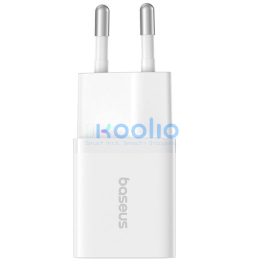   Baseus GaN5 Mini USB-C hálózati gyorstöltő adapter, 25W, fehér