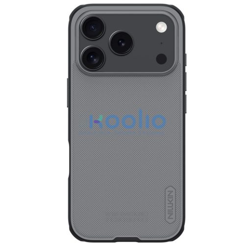 Nillkin Super Frosted PRO Apple iPhone 17 Pro Max műanyag hátlap tok, átlátszó-fekete