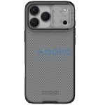 Nillkin CamShield Pro Apple iPhone 17 Pro Max műanyag hátlap tok, átlátszó-fekete