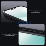 Nillkin CamShield Pro Apple iPhone 17 Pro műanyag hátlap tok, átlátszó-fekete