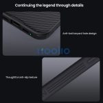 Nillkin CamShield Pro Apple iPhone 17 műanyag hátlap tok, átlátszó-fekete