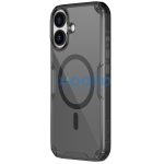 Nillkin Nature Pro Apple iPhone 17 mágneses hátlap tok, átlátszó-fekete