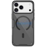 Nillkin Nature Pro Apple iPhone 17 Pro Max mágneses hátlap tok, átlátszó-fekete