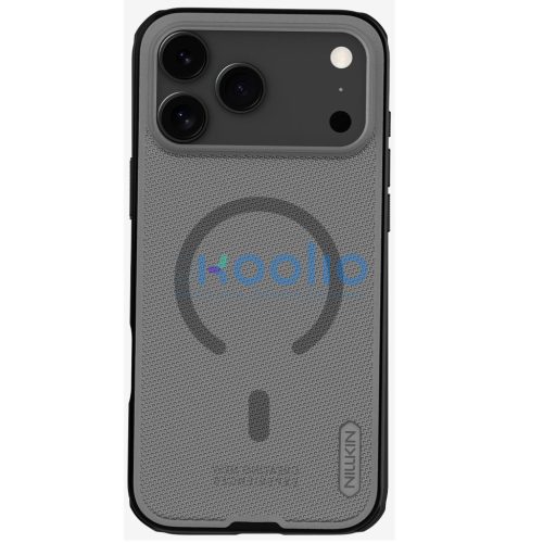 Nillkin Super Frosted PRO Apple iPhone 17 Pro Max mágneses műanyag hátlap tok, átlátszó-fekete