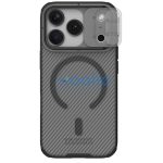 Nillkin CamShield Pro Magnetic Apple iPhone 17 Pro mágneses műanyag hátlap tok, átlátszó-fekete