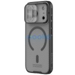 Nillkin CamShield Pro Magnetic Apple iPhone 17 mágneses műanyag hátlap tok, átlátszó-fekete