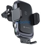 Forcell F-Grip Grand autós tartó / autós töltő szellőzőrácsba, vezeték nélküli / wireless töltéssel, 15W, ezüst