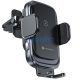 Forcell F-Grip Grand autós tartó / autós töltő szellőzőrácsba, vezeték nélküli / wireless töltéssel, 15W, ezüst