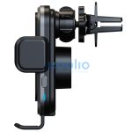 Forcell F-Grip Grand autós tartó / autós töltő szellőzőrácsba, vezeték nélküli / wireless töltéssel, 15W, ezüst