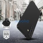 Tech-Protect Icon Samsung Galaxy A17 szilikon tok mikroszálas béléssel, kék