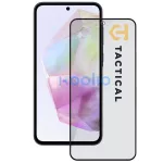 Tactical Glass Shield Privacy Stealth 5D Samsung Galaxy A35 betekintésgátló kijelzővédő üvegfólia, fekete