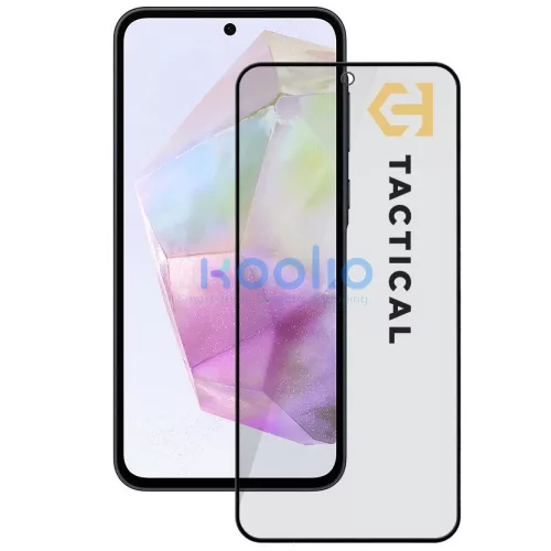 Tactical Glass Shield Privacy Stealth 5D Samsung Galaxy A35 betekintésgátló kijelzővédő üvegfólia, fekete