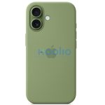 Apple iPhone 17 gyári szilikon tok, MagSafe, világoszöld