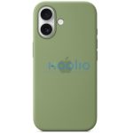 Apple iPhone 17 gyári szilikon tok, MagSafe, világoszöld