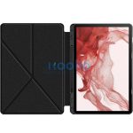 Origami Smart Case Samsung Galaxy Tab S6 Lite (2020 / 2022 /2024) mappa tok, érintőceruza tartóval, fekete