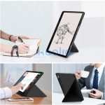 Origami Smart Case Samsung Galaxy Tab S6 Lite (2020 / 2022 /2024) mappa tok, érintőceruza tartóval, fekete