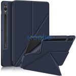 Origami Smart Case Apple iPad 11 2025 / iPad 10.9 2022 mappa tok, érintőceruza tartóval, sötétkék
