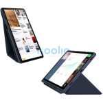 Origami Smart Case Apple iPad 11 2025 / iPad 10.9 2022 mappa tok, érintőceruza tartóval, sötétkék