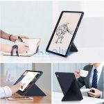 Origami Smart Case Apple iPad 11 2025 / iPad 10.9 2022 mappa tok, érintőceruza tartóval, sötétkék
