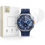 Tech-Protect Glass Fit+ Samsung Galaxy Watch Ultra 2024 / 2025 (47mm) kijelzővédő üvegfólia, átlátszó (2db)