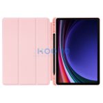 Tech-Protect Sc Pen Samsung Galaxy Tab S10 Lite / S10 FE / S9 FE / S9 oldalra nyíló, kitámasztható mappa tok ceruza tartóval, rózsaszín