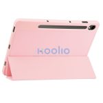 Tech-Protect Sc Pen Samsung Galaxy Tab S10 Lite / S10 FE / S9 FE / S9 oldalra nyíló, kitámasztható mappa tok ceruza tartóval, rózsaszín