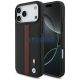 BMW M Perforated Stripe Logo Apple iPhone 17 Pro Max MagSafe hátlap tok, fekete-piros