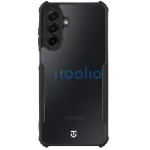 Tactical Quantum Stealth Samsung Galaxy A17 hátlap tok, átlátszó/fekete