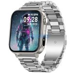 Colmi P80 okosóra pulzusméréssel, véroxigén / alvásméréssel, IP67, acél ezüst