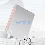 Tech-Protect Sc Pen Hybrid Apple iPad 11 2025 / 10.9 2022 oldalra nyíló, kitámasztható mappa tok ceruza tartóval, rózsaszín