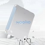 Tech-Protect Sc Pen Hybrid Apple iPad 11 2025 / 10.9 2022 oldalra nyíló, kitámasztható mappa tok ceruza tartóval, világoskék