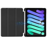 Tech-Protect Sc Pen Apple iPad Mini 7 / iPad Mini 6 2021 oldalra nyíló, kitámasztható mappa tok ceruza tartóval, fekete
