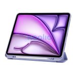 Tech-Protect Sc Pen Apple iPad Air 13 (2024 / 2025) oldalra nyíló, kitámasztható mappa tok ceruza tartóval, lila