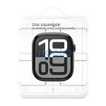 Spigen EliteShield EZ Fit Apple Watch 11 / Watch 10 42mm kijelzővédő fólia felhelyező kerettel (2db)