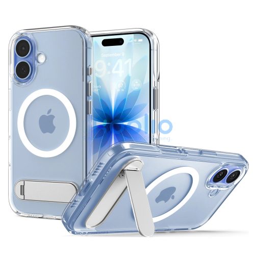 Spigen Ultra Hybrid S MagFit Apple iPhone 17 tok, MagSafe, Clear White, átlátszó-fehér