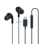 Xiaomi Vezetékes USB-C headset / fülhallgató hangerőszabályzóval, mikrofonnal, fekete