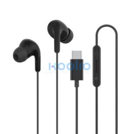   Xiaomi Vezetékes USB-C headset / fülhallgató hangerőszabályzóval, mikrofonnal, fekete