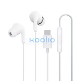   Xiaomi Vezetékes USB-C headset / fülhallgató hangerőszabályzóval, mikrofonnal, fehér